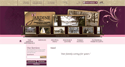 Desktop Screenshot of jardinefuneral.frontrunnerpro.com