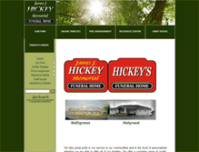 Tablet Screenshot of hickeysfuneral.frontrunnerpro.com