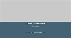 Desktop Screenshot of lowesfuneralhome.frontrunnerpro.com
