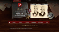 Desktop Screenshot of devoefuneral.frontrunnerpro.com