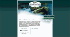 Desktop Screenshot of mccombfuneralhome.frontrunnerpro.com