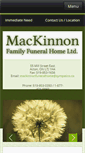 Mobile Screenshot of mackinnonfh.frontrunnerpro.com