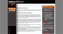 Desktop Screenshot of imsmanual.frontrunnerpro.com