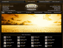 Tablet Screenshot of kranz.frontrunnerpro.com
