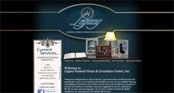 Desktop Screenshot of legacyfuneral.frontrunnerpro.com