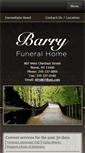 Mobile Screenshot of barryfuneralhome.frontrunnerpro.com