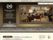 Tablet Screenshot of murphyfuneralhome.frontrunnerpro.com